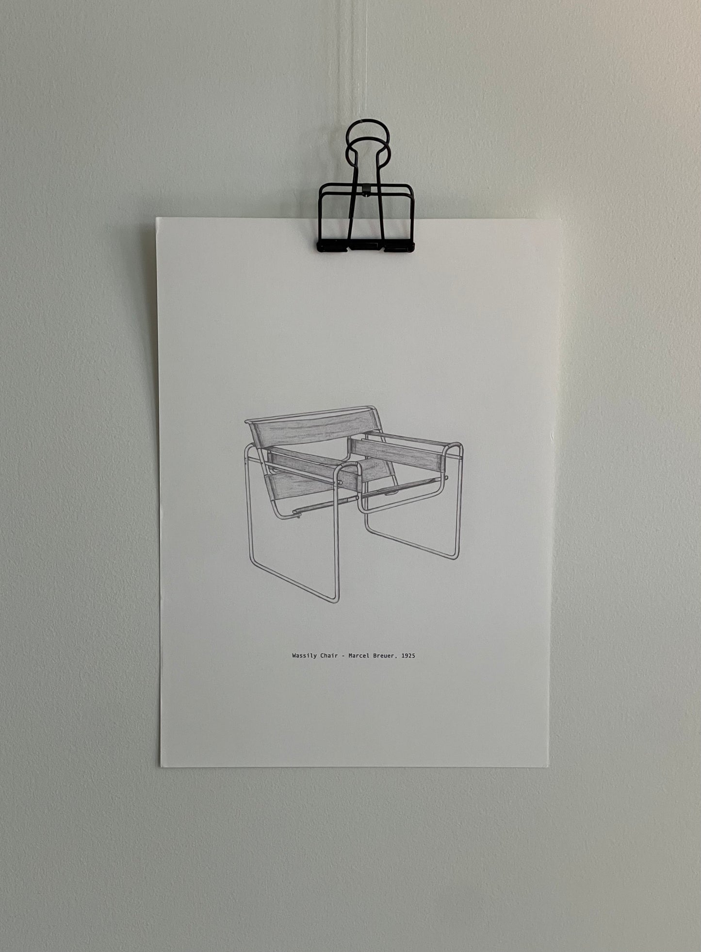 the wassily chair | art print