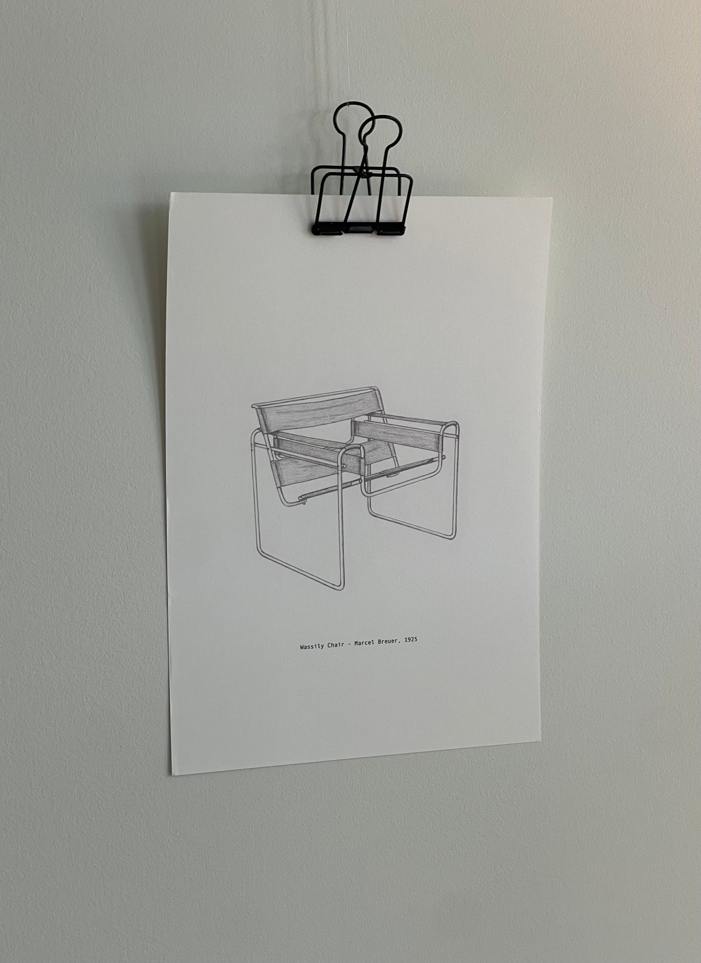 the wassily chair | art print