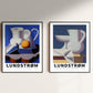 vilhelm lundstrøm, opstilling med kander 1930 no.2 | art print