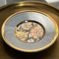 vintage, 24k gold floral dish