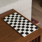 checkered—glass tile decorative tray