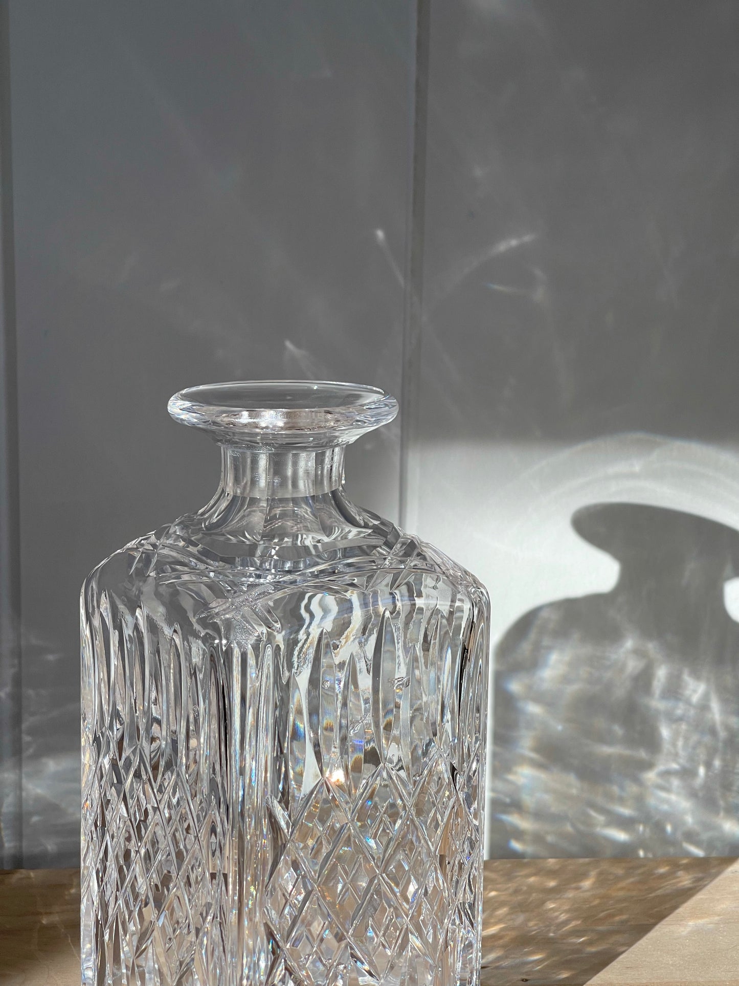 vintage, crystal decanter (without stopper)