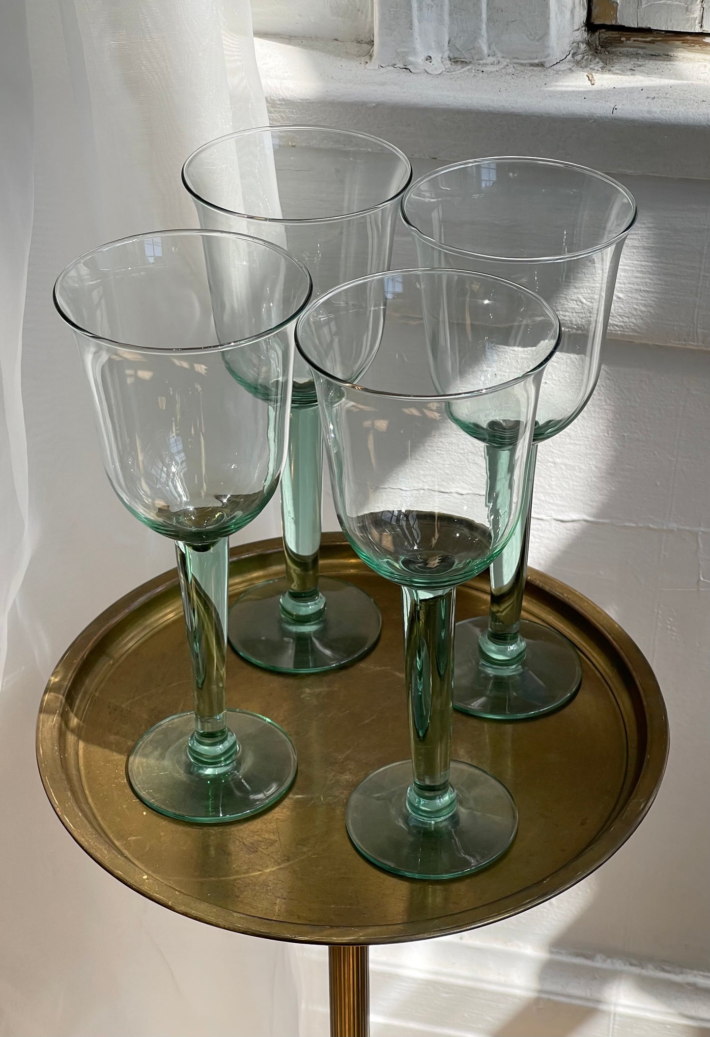 vintage, seaglass chalices