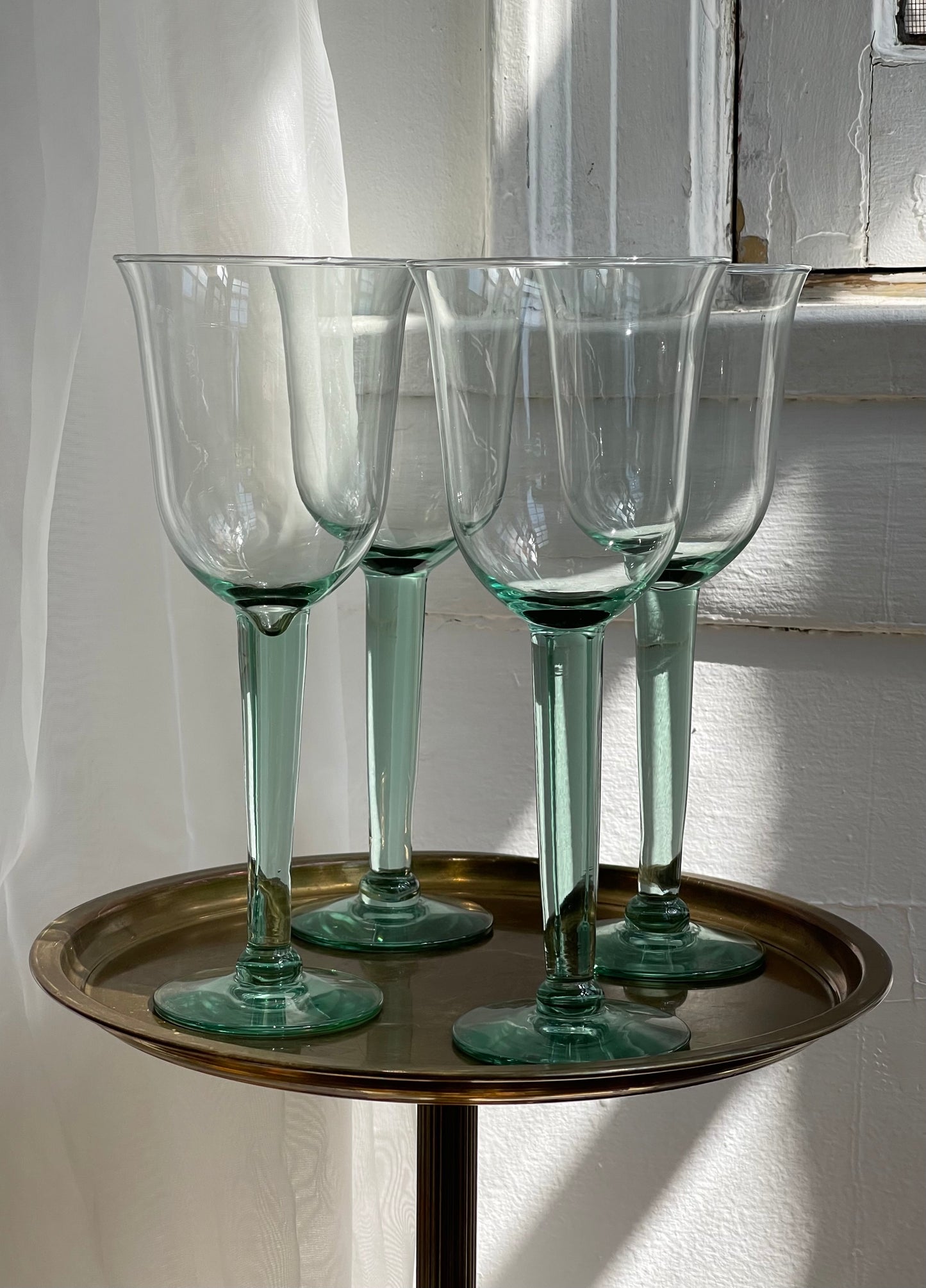 vintage, seaglass chalices