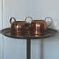 vintage, copper serving set