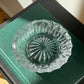 vintage crystal ashtray (6") ii