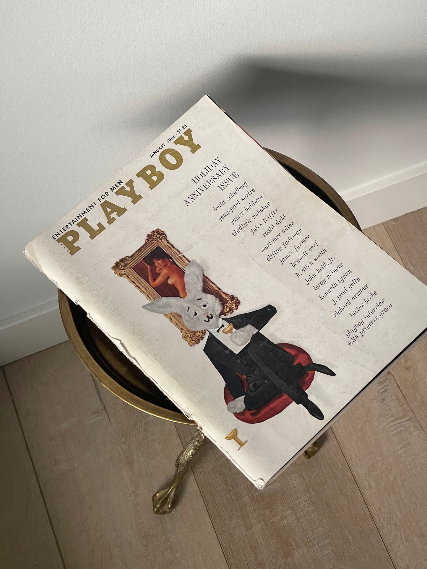 vintage playboy magazine | 1966 holiday anniversary issue